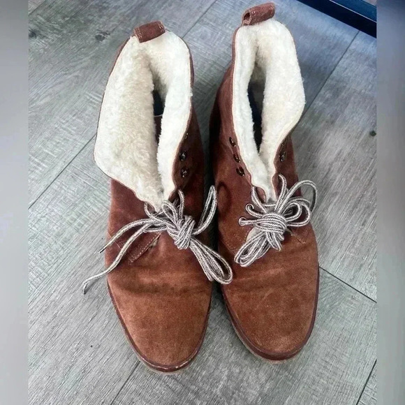 Jenni Kayne Shearling Canyon Boots Size 11 - Picture 3 of 8